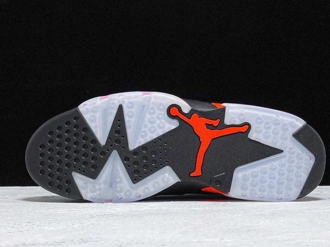 Air Infrared OG Jordan 384664-060 Retro 6 Black 0724